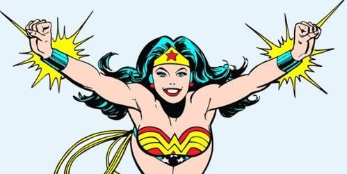 trade show superheroes - wonderwoman