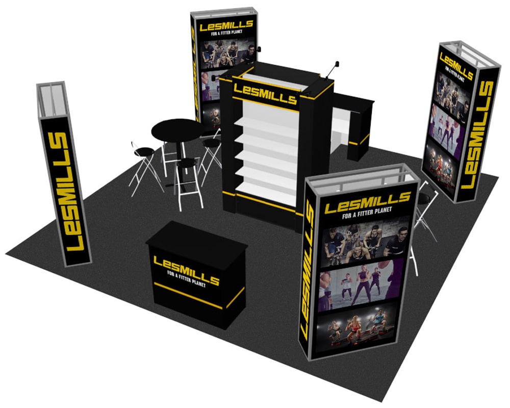 island trade show booths